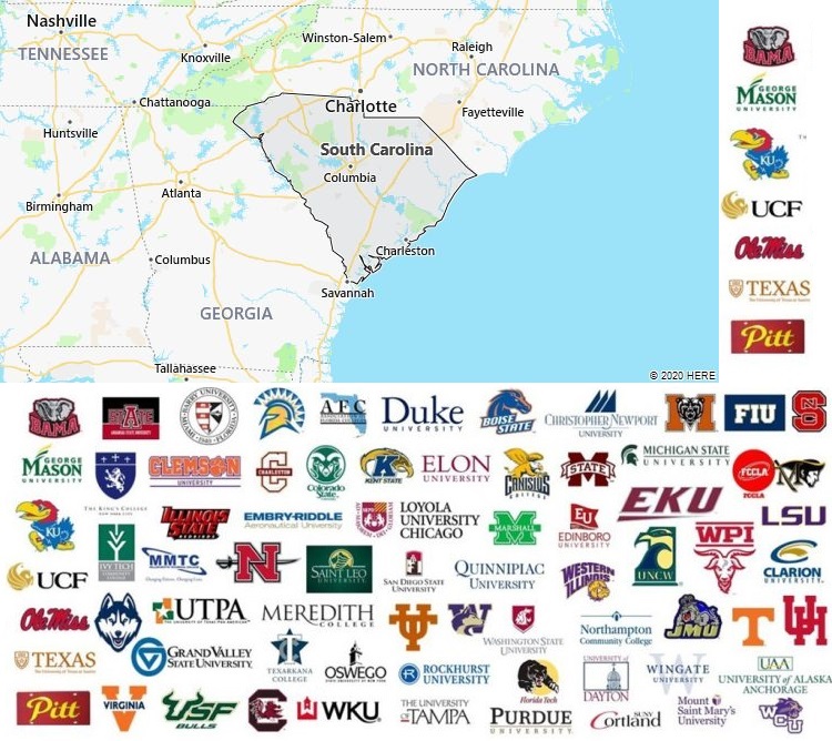 Local Colleges and Universities in South Carolina