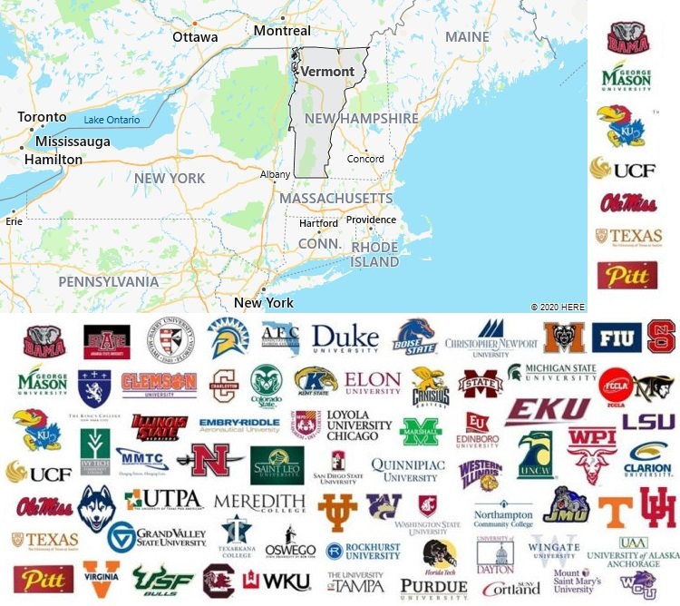Local Colleges and Universities in Vermont