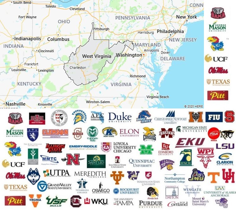 Local Colleges and Universities in West Virginia